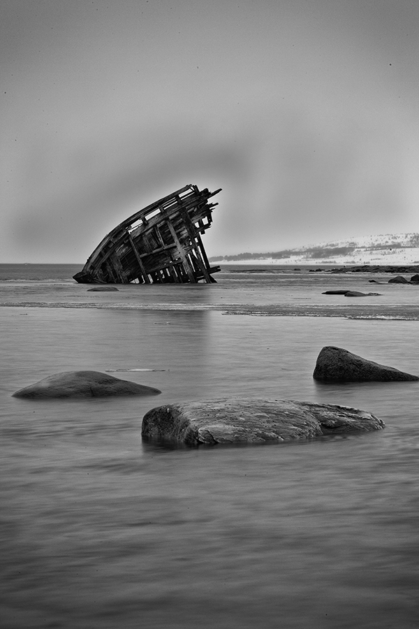 Schiffswrack bei TromsÃ¶